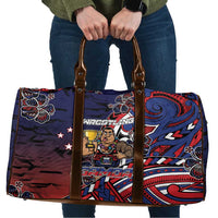 Samoa Wrestling Travel Bag Polynesian Warrior Funny Style - Polynesian Pride