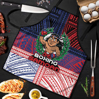 Samoa Boxing Apron Samoan Boxer Funny Style - Polynesian Pride
