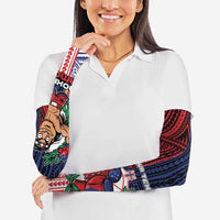 Personalised Samoa Boxing Arm Sleeves Samoan Boxer Funny Style DT05 - Polynesian Pride