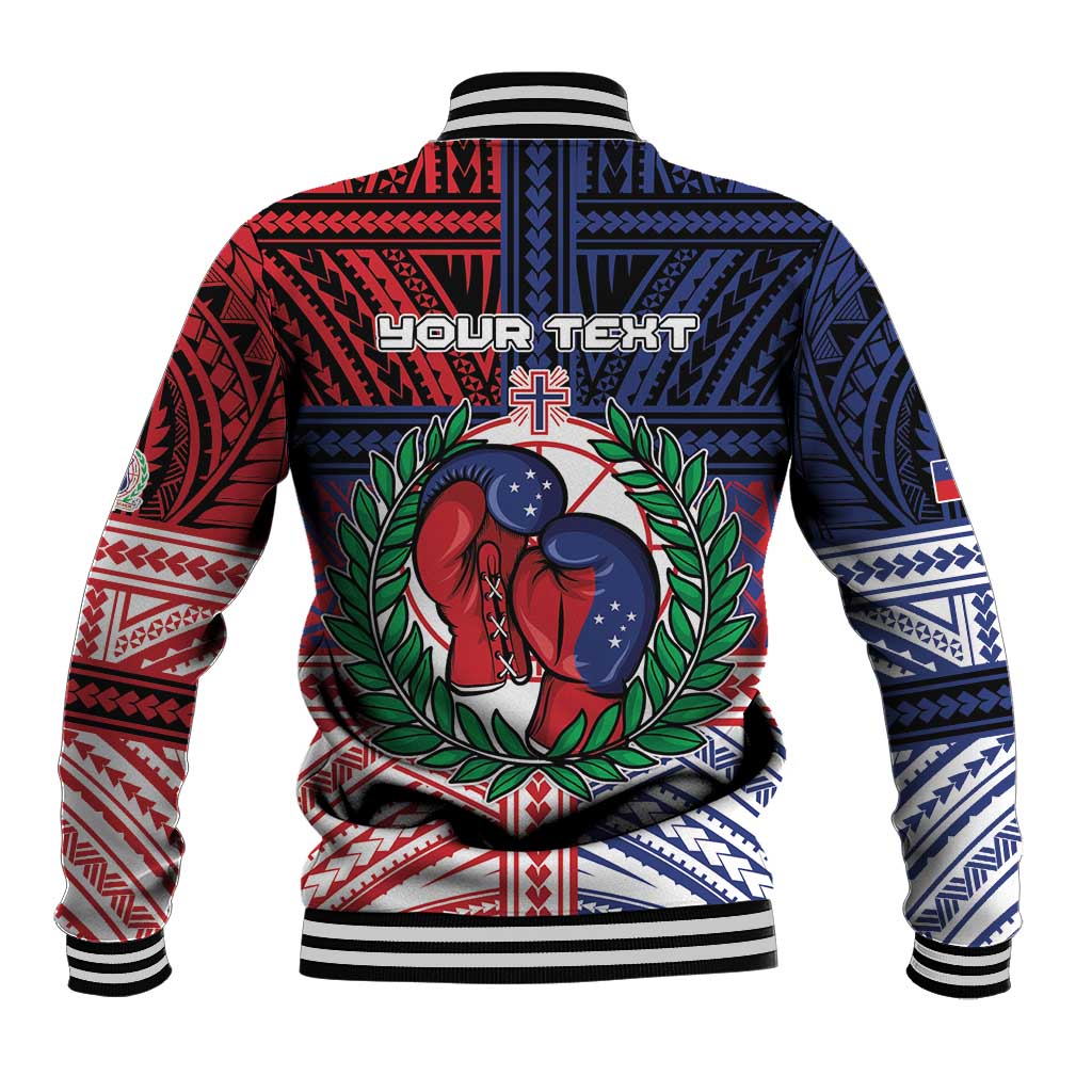 Personalised Samoa Boxing Baseball Jacket Samoan Boxer Funny Style DT05 - Polynesian Pride