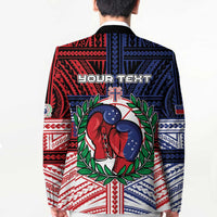 Personalised Samoa Boxing Blazer Samoan Boxer Funny Style - Polynesian Pride