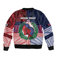 Personalised Samoa Boxing Bomber Jacket Samoan Boxer Funny Style - Polynesian Pride