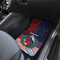 Personalised Samoa Boxing Car Mats Samoan Boxer Funny Style - Polynesian Pride