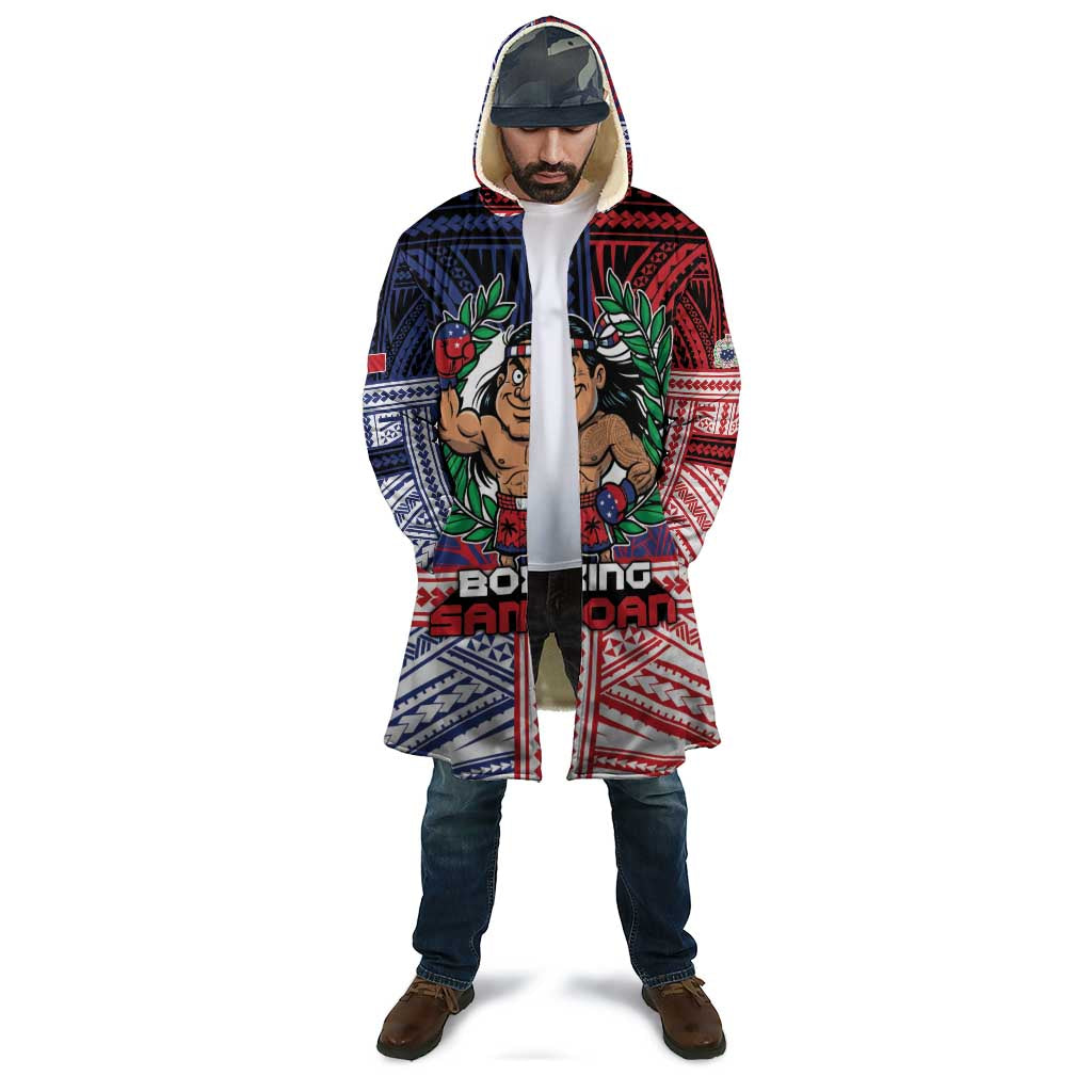 Personalised Samoa Boxing Cloak Samoan Boxer Funny Style DT05 - Polynesian Pride