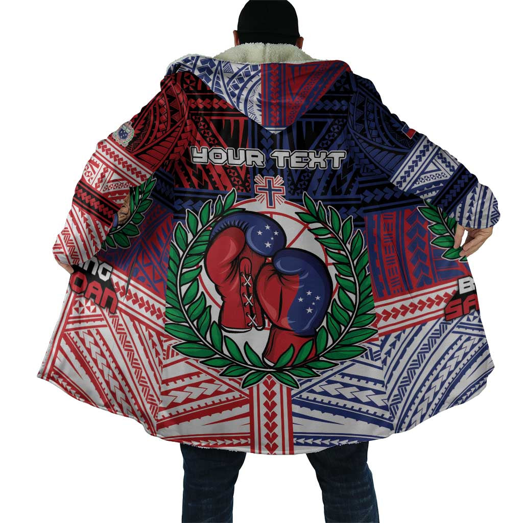 Personalised Samoa Boxing Cloak Samoan Boxer Funny Style DT05 - Polynesian Pride