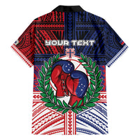 Personalised Samoa Boxing Family Matching Puletasi and Hawaiian Shirt Samoan Boxer Funny Style DT05 - Polynesian Pride