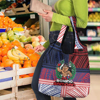 Samoa Boxing Grocery Bag Samoan Boxer Funny Style - Polynesian Pride