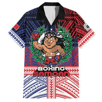 Personalised Samoa Boxing Hawaiian Shirt Samoan Boxer Funny Style DT05 Red - Polynesian Pride