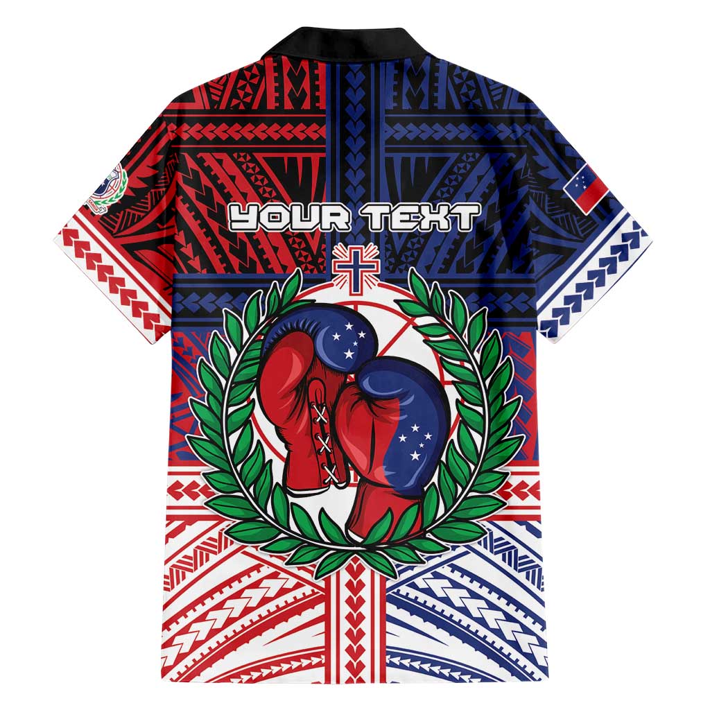 Personalised Samoa Boxing Hawaiian Shirt Samoan Boxer Funny Style DT05 - Polynesian Pride