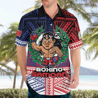 Personalised Samoa Boxing Hawaiian Shirt Samoan Boxer Funny Style DT05 - Polynesian Pride