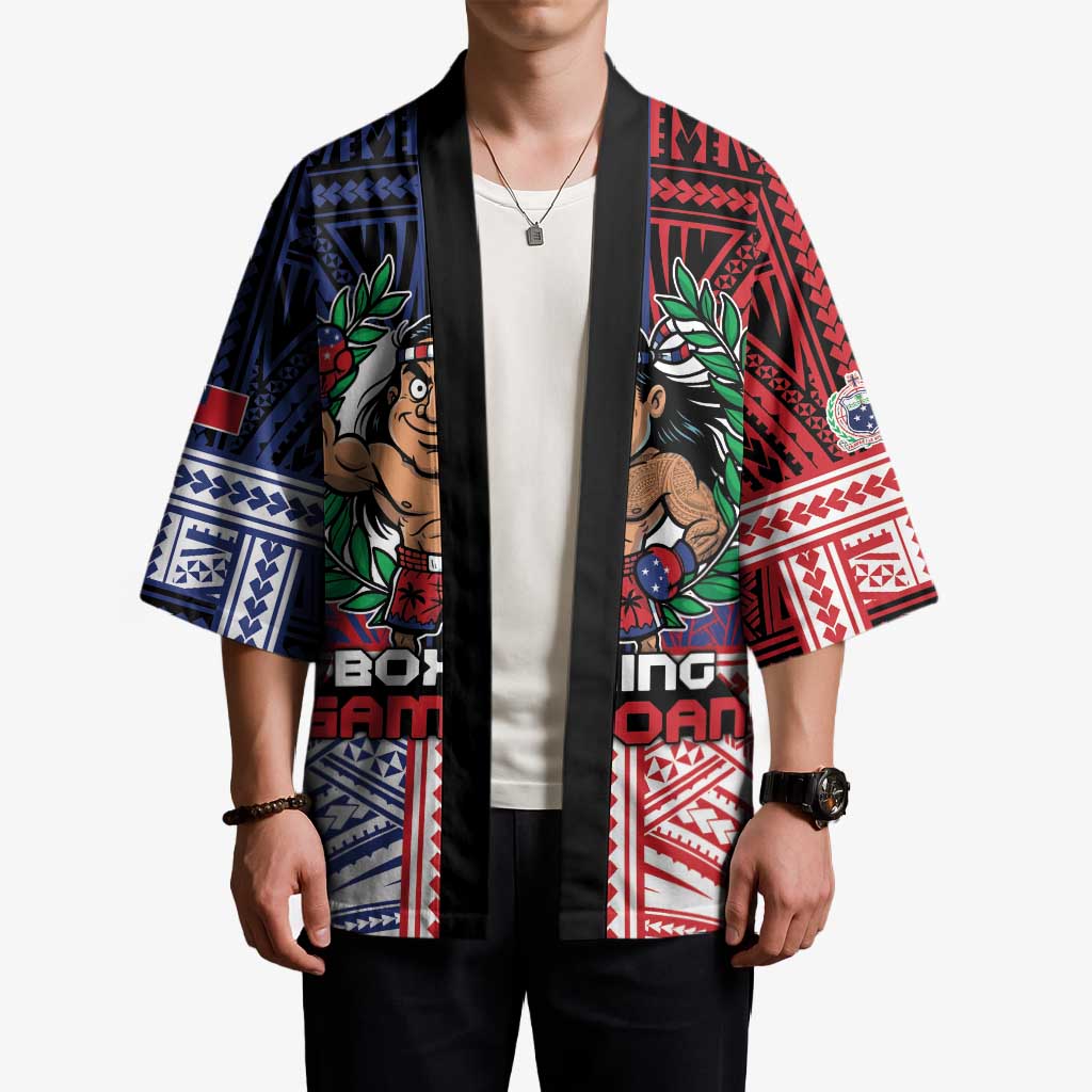 Personalised Samoa Boxing Kimono Samoan Boxer Funny Style DT05 - Polynesian Pride