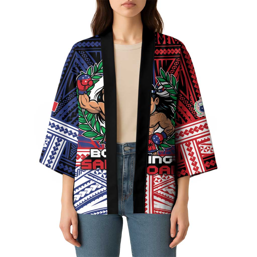 Personalised Samoa Boxing Kimono Samoan Boxer Funny Style DT05 - Polynesian Pride