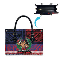 Samoa Boxing Leather Bag Samoan Boxer Funny Style - Polynesian Pride