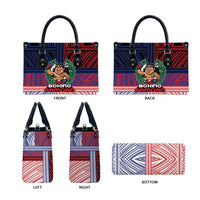 Samoa Boxing Leather Bag Samoan Boxer Funny Style - Polynesian Pride