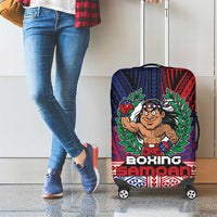 Samoa Boxing Luggage Cover Samoan Boxer Funny Style - Polynesian Pride
