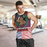 Personalised Samoa Boxing Men Tank Top Samoan Boxer Funny Style - Polynesian Pride