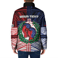 Personalised Samoa Boxing Padded Jacket Samoan Boxer Funny Style DT05 - Polynesian Pride