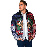 Personalised Samoa Boxing Padded Jacket Samoan Boxer Funny Style DT05 - Polynesian Pride