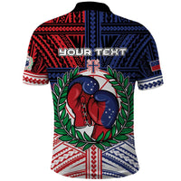 Personalised Samoa Boxing Polo Shirt Samoan Boxer Funny Style DT05 - Polynesian Pride