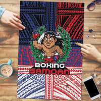 Samoa Boxing Puzzle Samoan Boxer Funny Style DT05 Red - Polynesian Pride