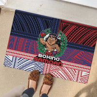Samoa Boxing Rubber Doormat Samoan Boxer Funny Style DT05 - Polynesian Pride