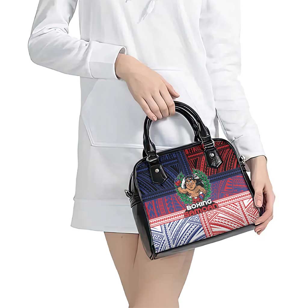 Samoa Boxing Shoulder Handbag Samoan Boxer Funny Style - Polynesian Pride