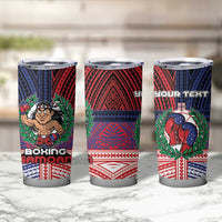 Personalised Samoa Boxing Tumbler Cup Samoan Boxer Funny Style DT05 - Polynesian Pride