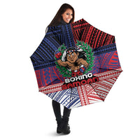 Samoa Boxing Umbrella Samoan Boxer Funny Style - Polynesian Pride