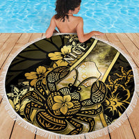 Niue Beach Blanket Niuean Crab Waves Style DT05 - Polynesian Pride