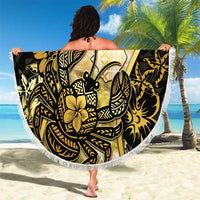 Niue Beach Blanket Niuean Crab Waves Style DT05 - Polynesian Pride