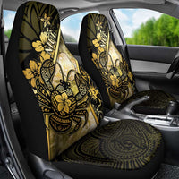 Niue Car Seat Cover Niuean Crab Waves Style