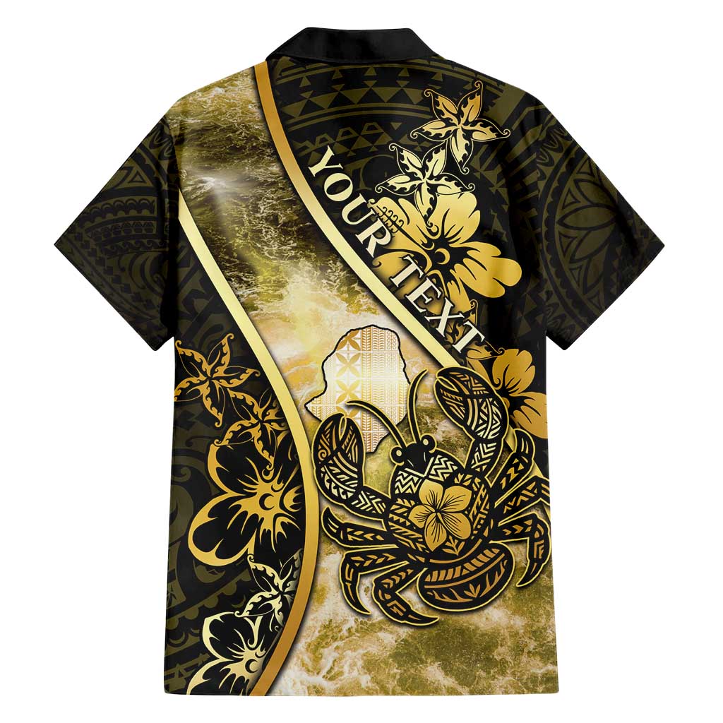 Personalised Niue Hawaiian Shirt Niuean Crab Waves Style DT05 - Polynesian Pride