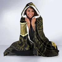 Niue Hooded Blanket Niuean Crab Waves Style DT05 - Polynesian Pride