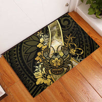 Niue Rubber Doormat Niuean Crab Waves Style DT05 - Polynesian Pride