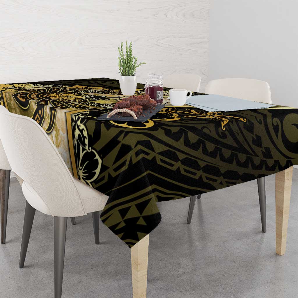 Niue Tablecloth Niuean Crab Waves Style DT05 - Polynesian Pride