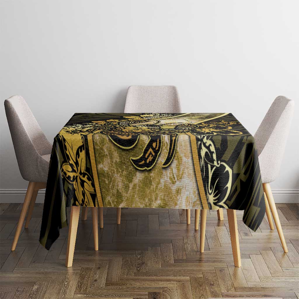 Niue Tablecloth Niuean Crab Waves Style DT05 - Polynesian Pride