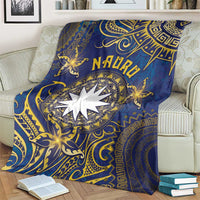Nauru Blanket Hibiscus Polynesian Tribal Pattern