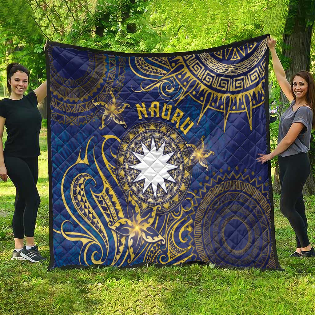 Nauru Quilt Hibiscus Polynesian Tribal Pattern