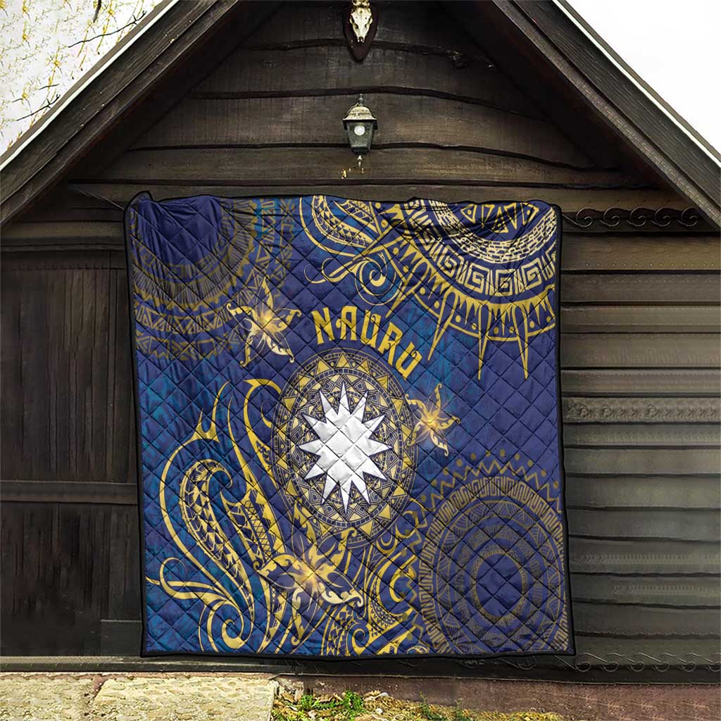 Nauru Quilt Hibiscus Polynesian Tribal Pattern