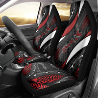 Aotearoa New Zealand Native Birds Map Car Seat Cover Silver Fern Tribal Pattern DT05 - Polynesian Pride