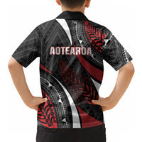 Aotearoa New Zealand Native Birds Map Hawaiian Shirt Silver Fern Tribal Pattern DT05 - Polynesian Pride