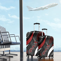 Aotearoa New Zealand Native Birds Map Luggage Cover Silver Fern Tribal Pattern DT05 - Polynesian Pride