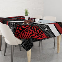 Aotearoa New Zealand Native Birds Map Tablecloth Silver Fern Tribal Pattern DT05 - Polynesian Pride