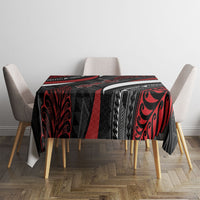 Aotearoa New Zealand Native Birds Map Tablecloth Silver Fern Tribal Pattern DT05 - Polynesian Pride