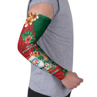 Hawaii Christmas Arm Sleeves Mele Kalikimaka Funny Hawaiian Santa - Polynesian Pride