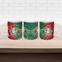Hawaii Christmas Ceramic Mug Mele Kalikimaka Funny Hawaiian Santa - Polynesian Pride