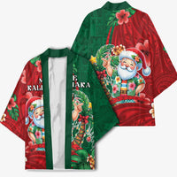 Hawaii Christmas Kimono Mele Kalikimaka Funny Hawaiian Santa - Polynesian Pride