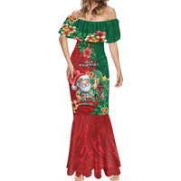 Hawaii Christmas Mermaid Dress Mele Kalikimaka Funny Hawaiian Santa - Polynesian Pride