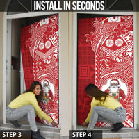 Tonga Christmas Door Cover Kilisimasi Fiefia DT05 - Polynesian Pride