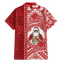 Tonga Christmas Family Matching Off The Shoulder Long Sleeve Dress and Hawaiian Shirt Kilisimasi Fiefia - Polynesian Pride